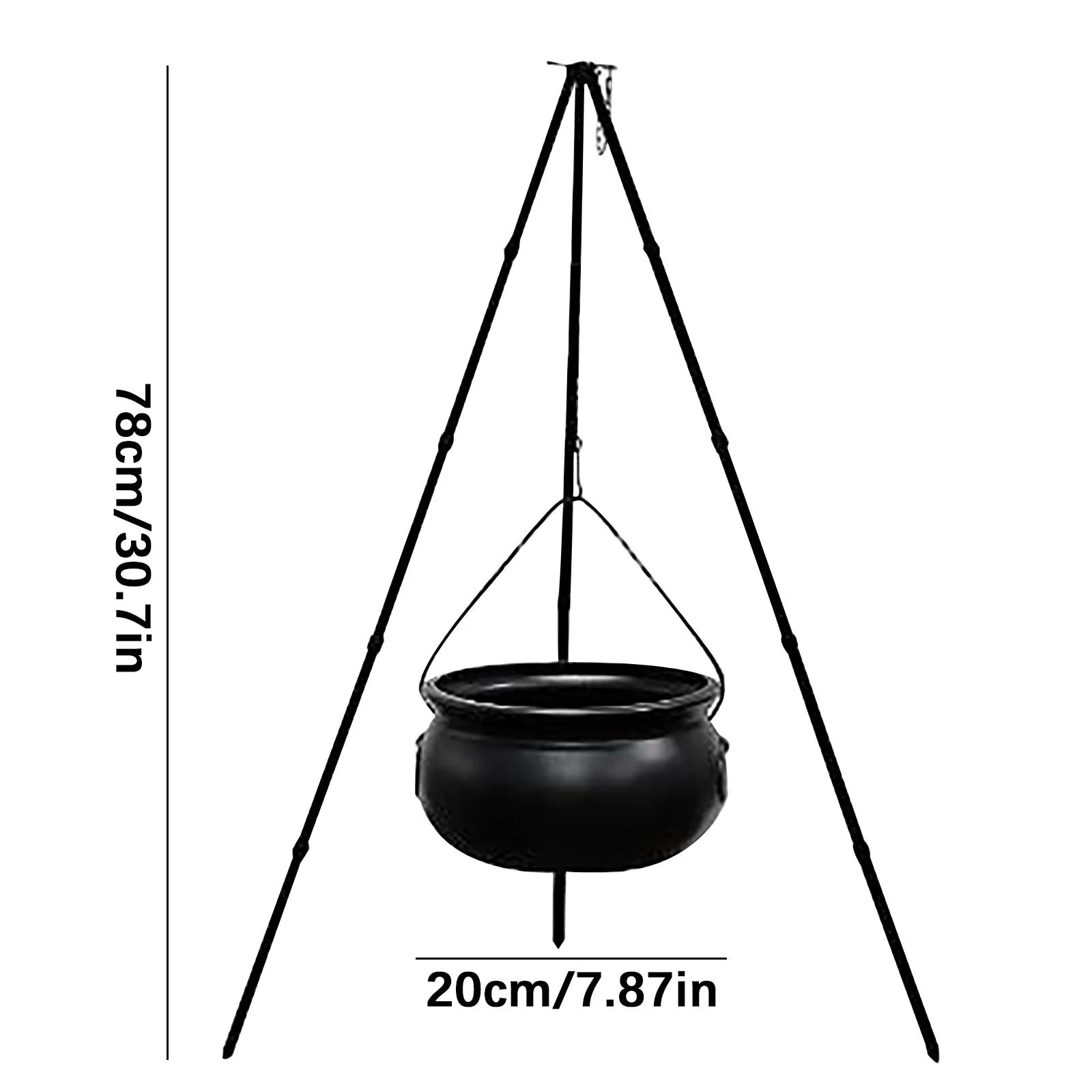 Halloween Clearance Sales!  Halloween Decorations Outdoor Large Cauldron Halloween Decor on Tripod with Timer Lights Cauldron Witch Halloween Decorations for Porch Yard
