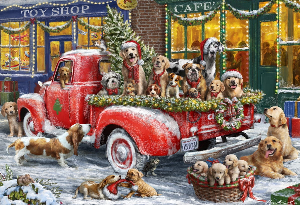 Canine Christmas Jigsaw Puzzle 100 Piece by