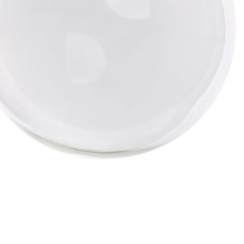 Transparent Glass Christmas Ball Ornaments - 3.25" (80Mm) - Clear - 6Ct