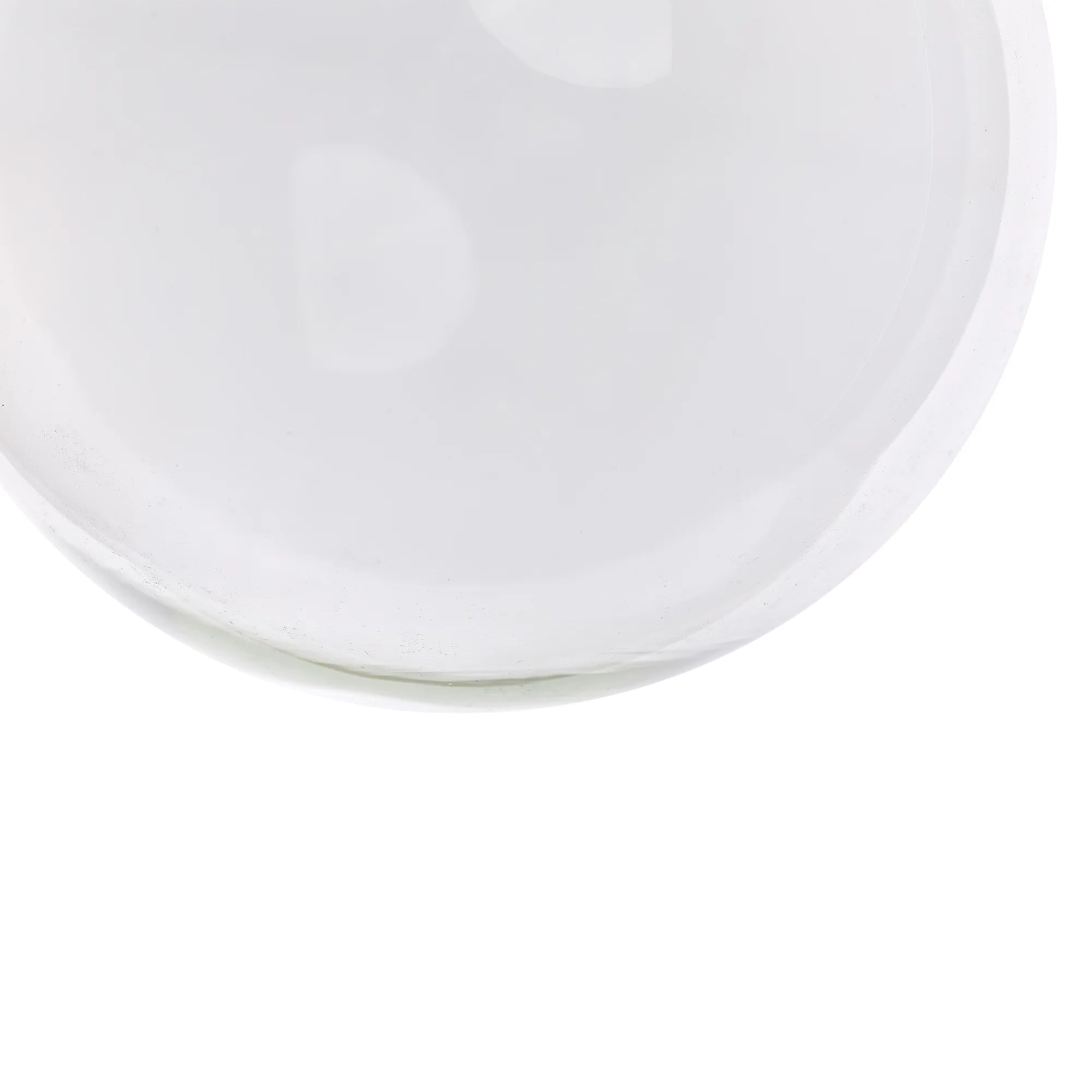 Transparent Glass Christmas Ball Ornaments - 3.25" (80Mm) - Clear - 6Ct