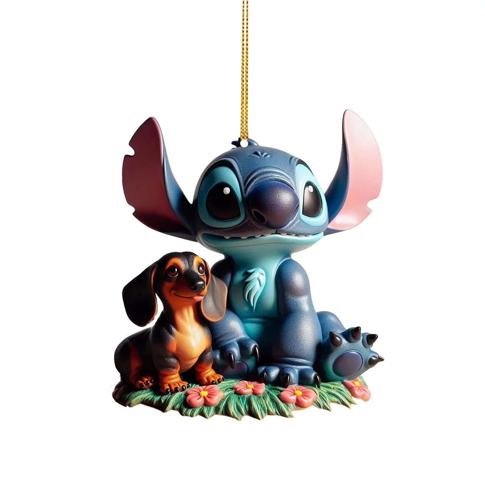 2D Acrylic Christmas Stitch Christmas Tree Ornament