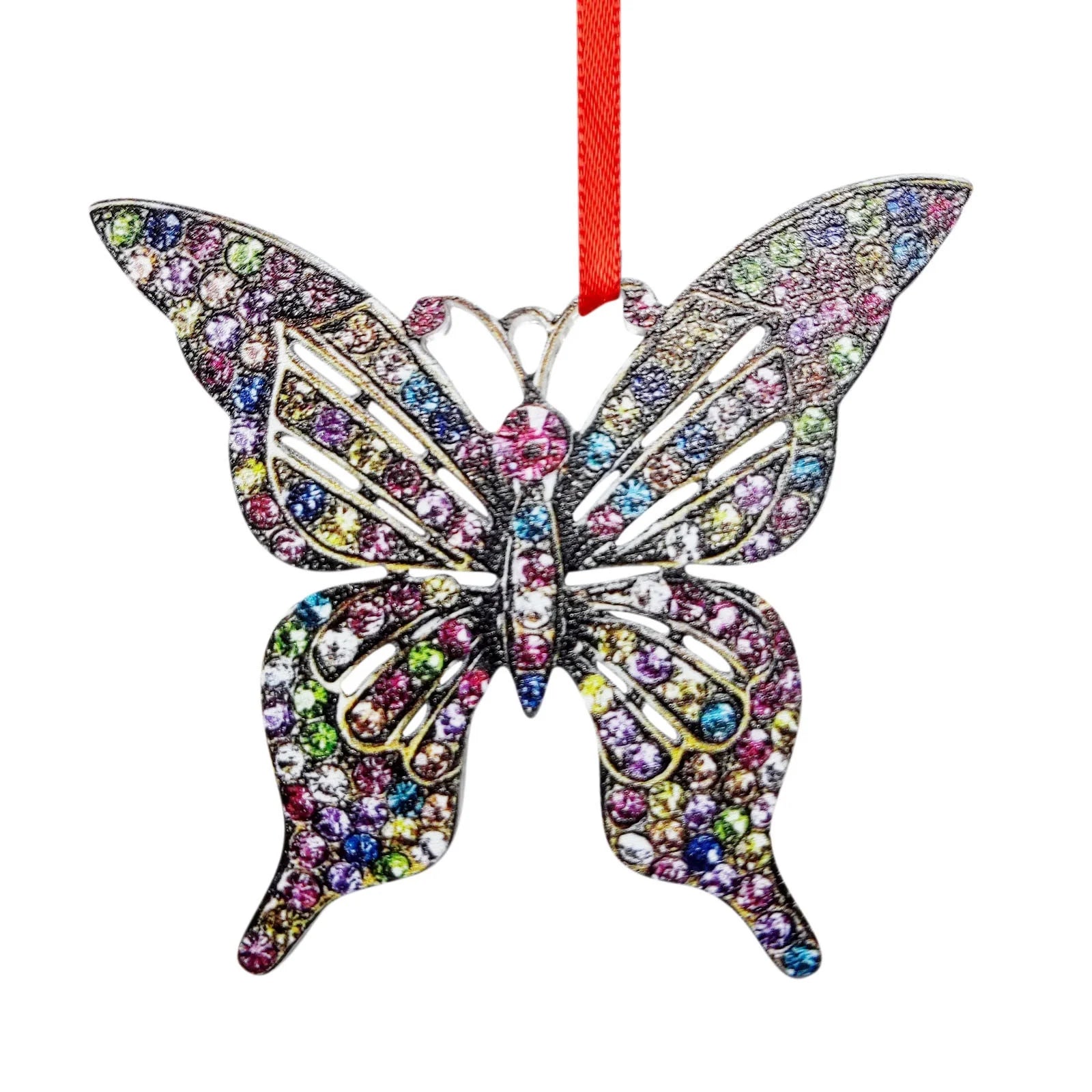 Christmas Tree Ornaments Butterfly Hanging Ornaments Christmas Tree Decorations for Home, Office and Cars Decor, Gift for Parties, Christmas and Holiday, Christmas Gifts