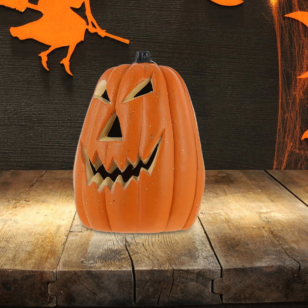Halloween Pumpkin Lights LED Halloween Orange Plastic