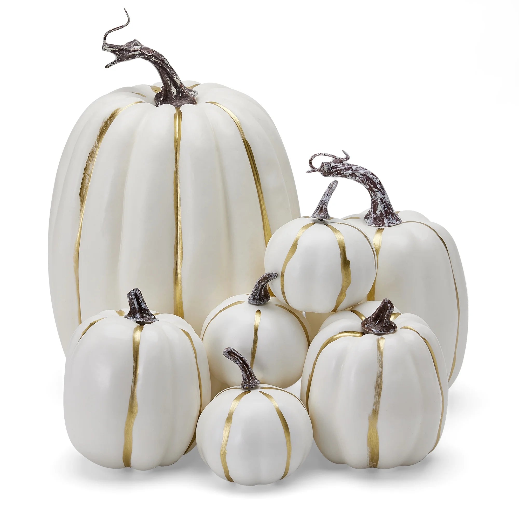 Artificial Foam Pumpkins, (7 Count)