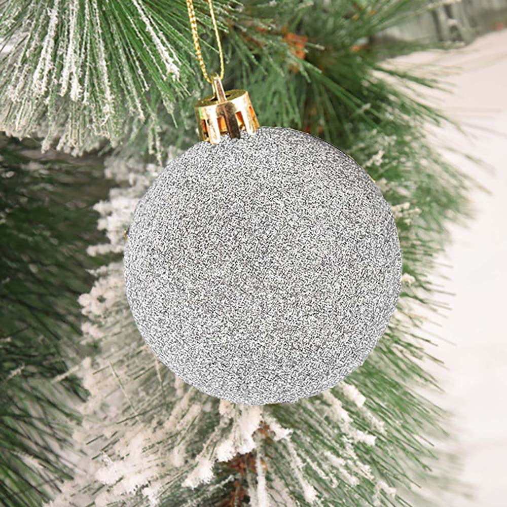 Christmas Gifts on Clearance 1.18" 24Pcs Christmas Balls Ornaments for Xmas Christmas Tree Style Shatterproof Christmas Decorations Hanging Ball on Clearance