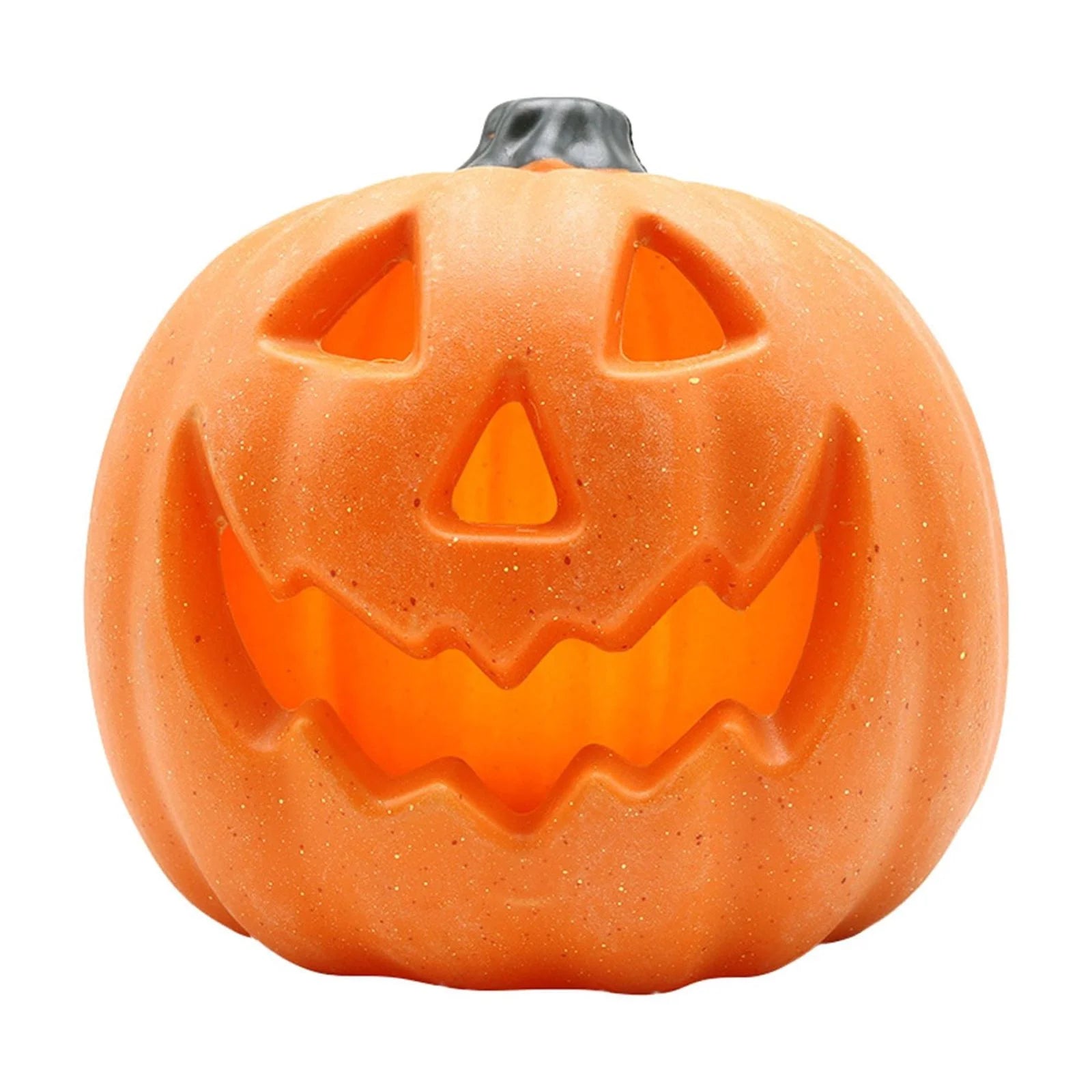 Halloween Hot Decorations Halloween Blown Moulded Hollow Pumpkin Halloween Luminous Pumpkin Decoration Easter Led Props, 1*Pumpkin Lanterndesktop Ornament