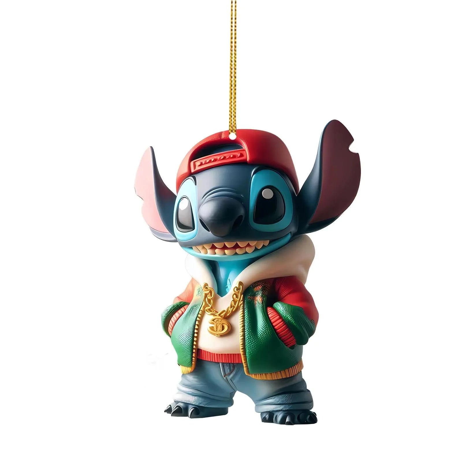 2D Acrylic Christmas Stitch Christmas Tree Ornament