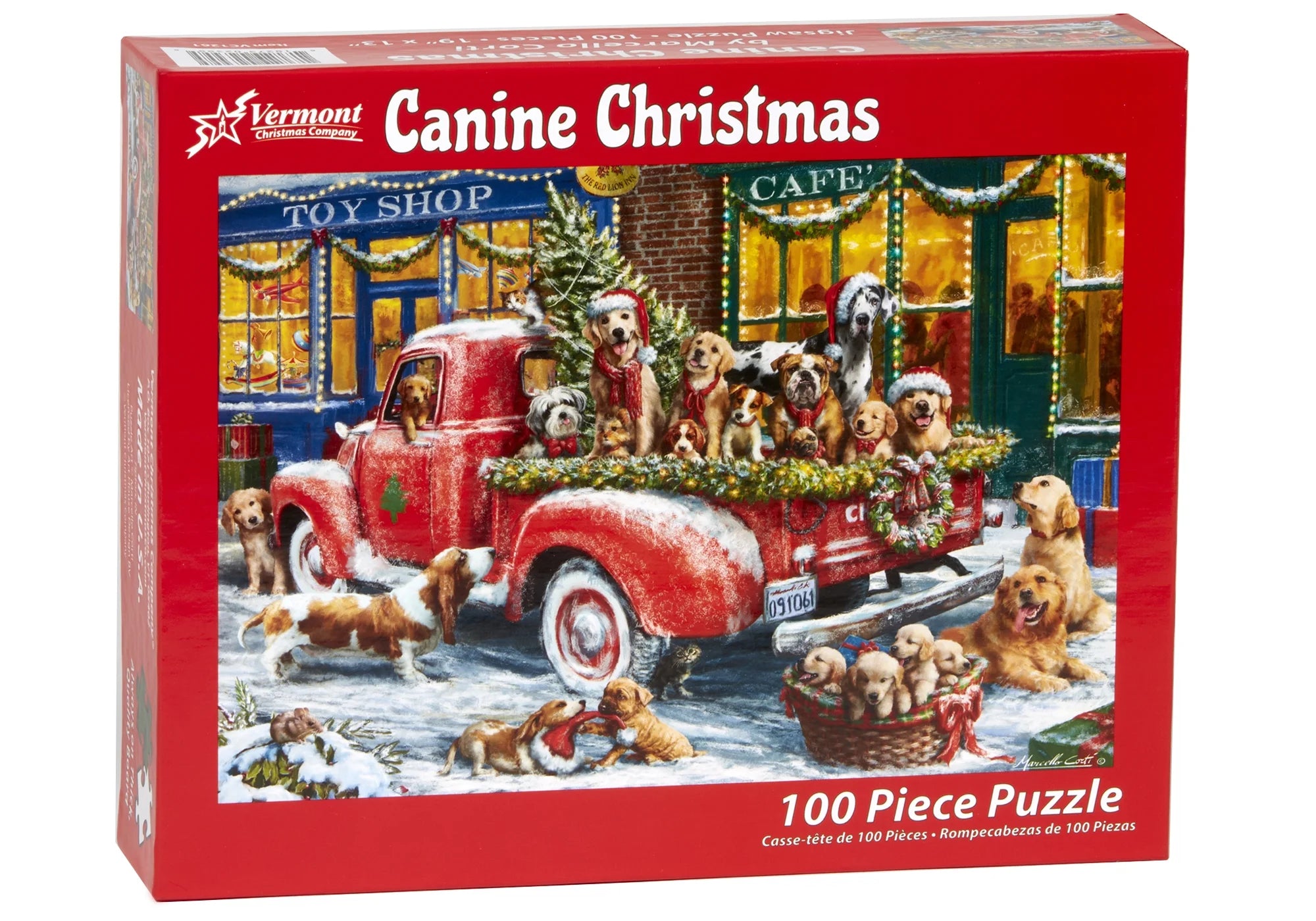 Canine Christmas Jigsaw Puzzle 100 Piece by
