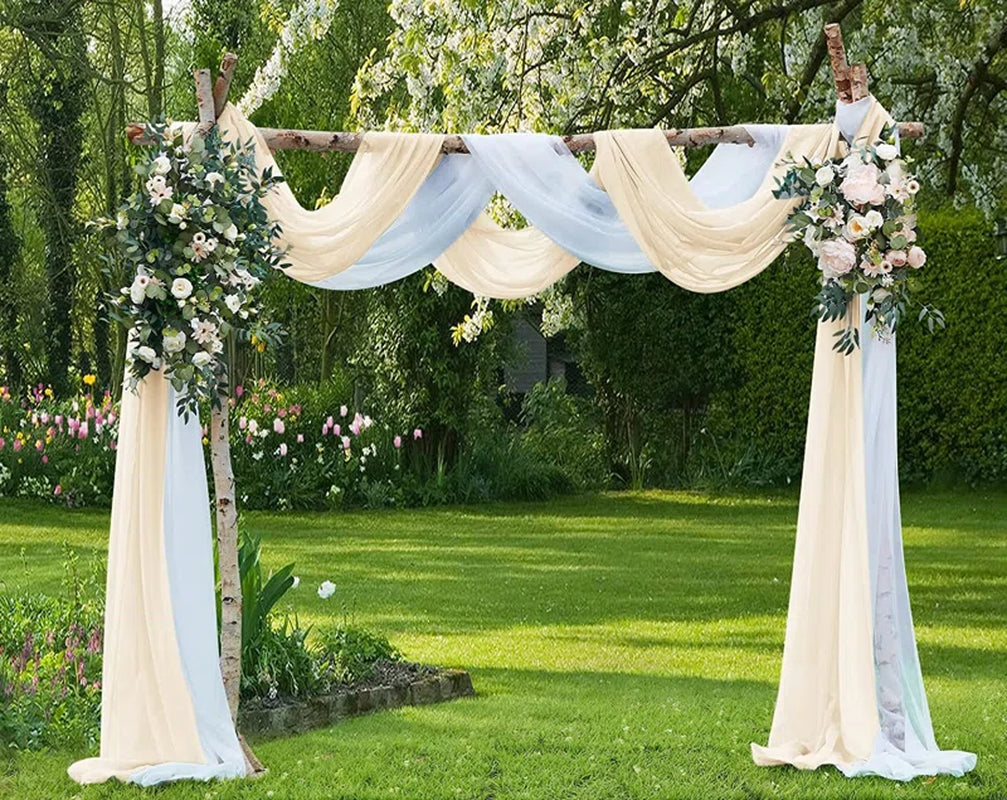 Wedding Arch Draping Fabric Bundle for Wedding Ceremony or Wedding Decoration
